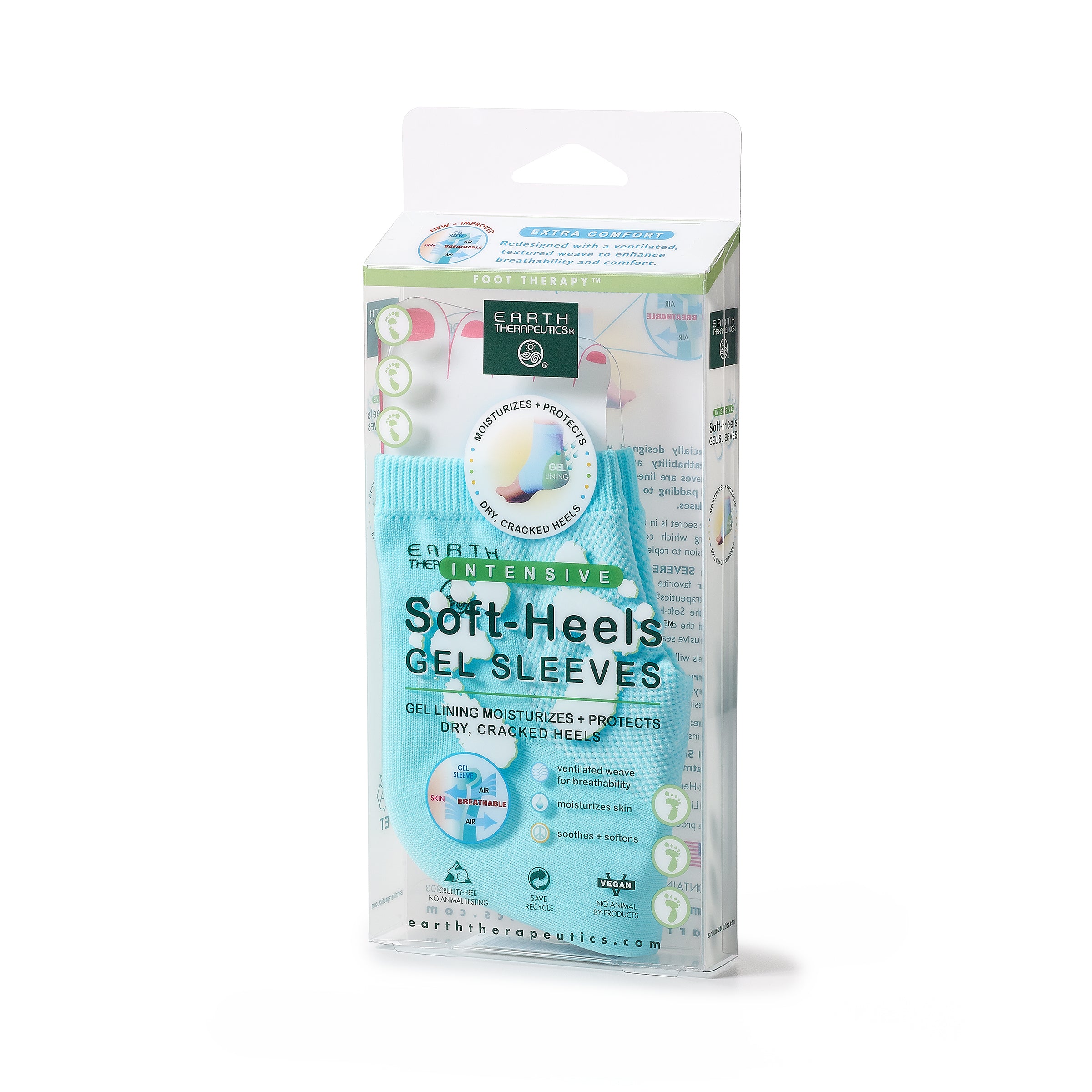 earth-therapeutics-soft-heels-gel-sleeves-intensive-moisture-for-cracked-heels image 2