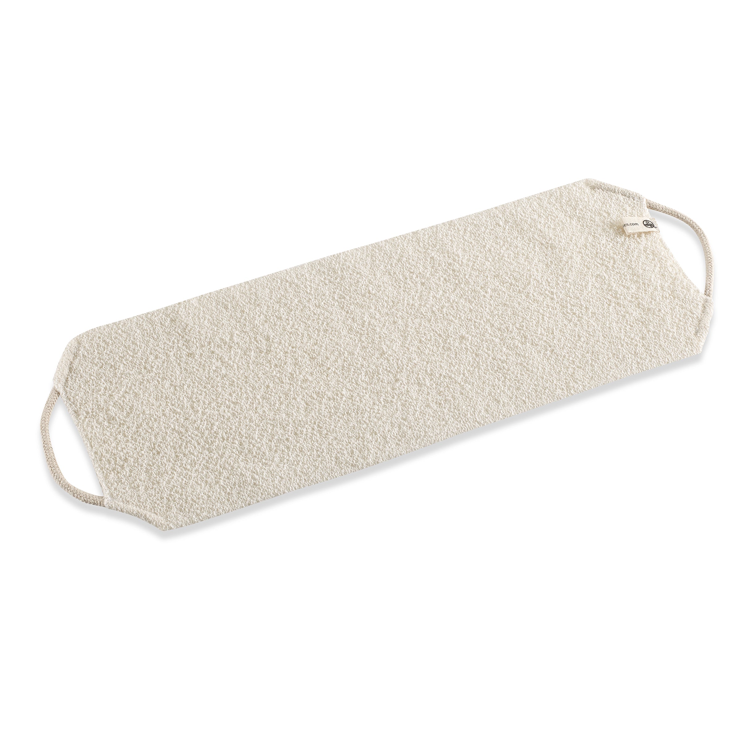 earth-therapeutics-organic-cotton-exfoliating-wash-towel-with-straps image 3