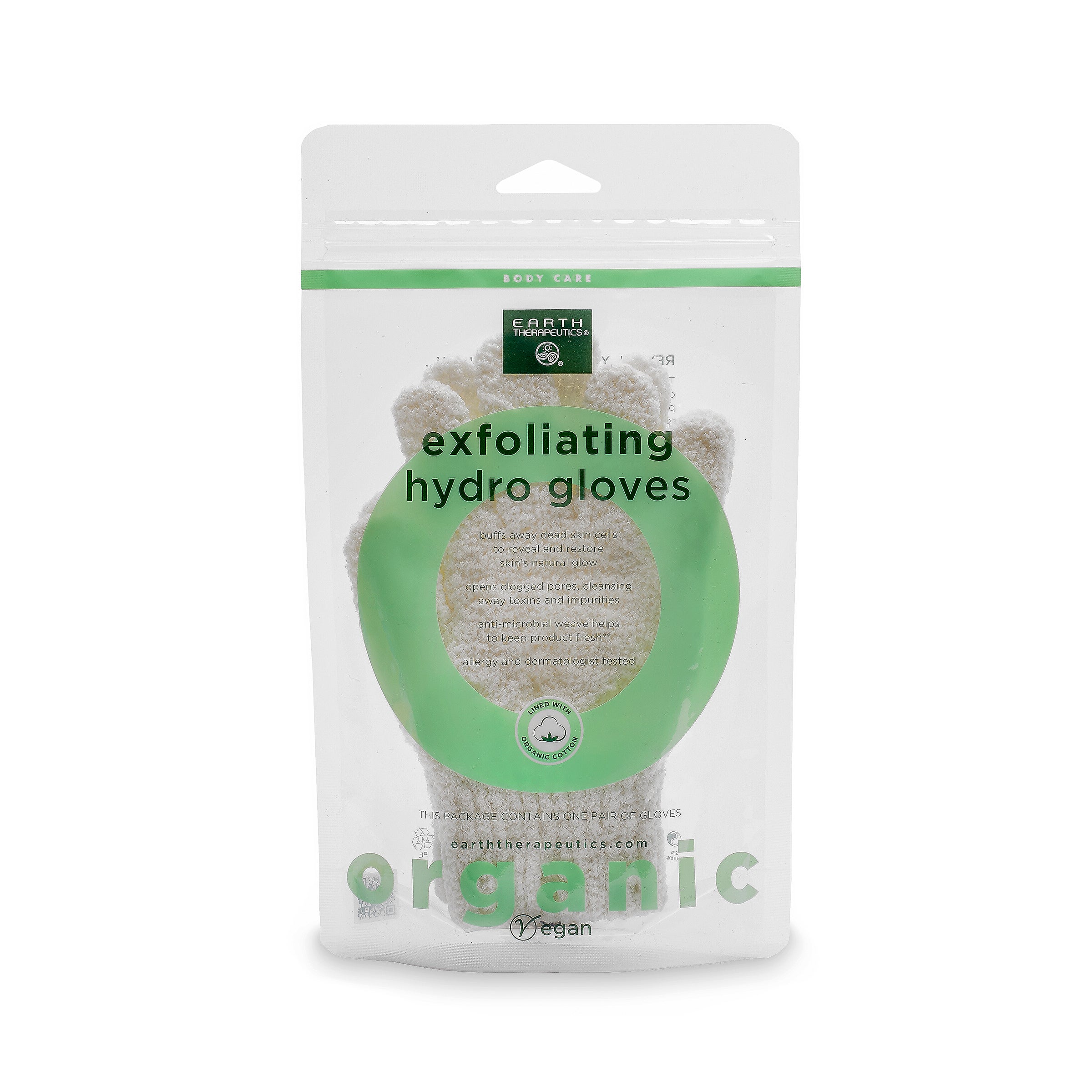 earth-therapeutics-organic-cotton-exfoliating-hydro-gloves-natural-award-winning image 2