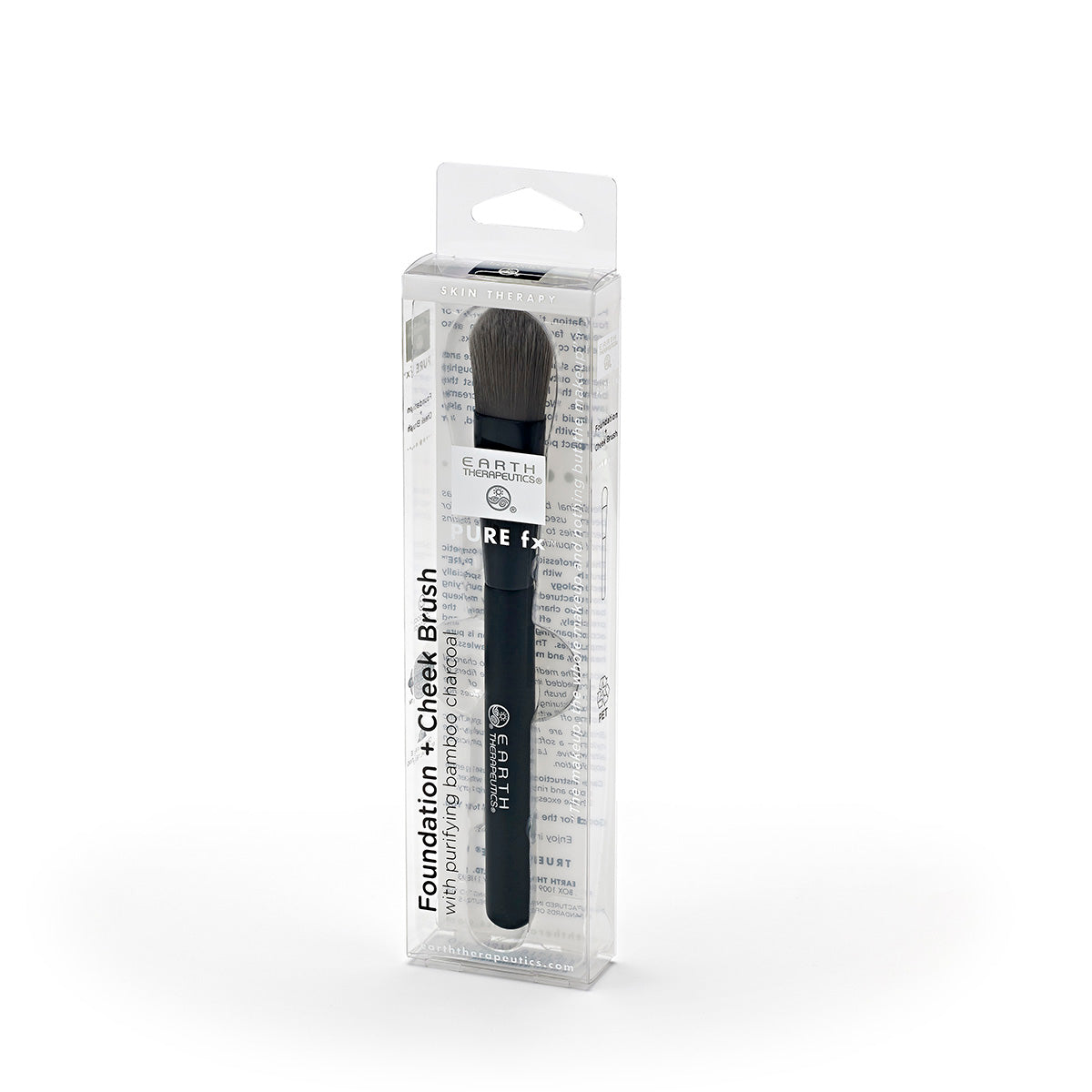 earth-therapeutics-foundation-cheek-brush-with-purifying-bamboo-charcoal-infused image 2