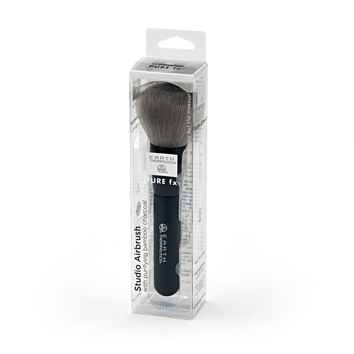 earth-therapeutics-studio-airbrush-charcoal-extra-large-powder-brush-with-bamboo image 1