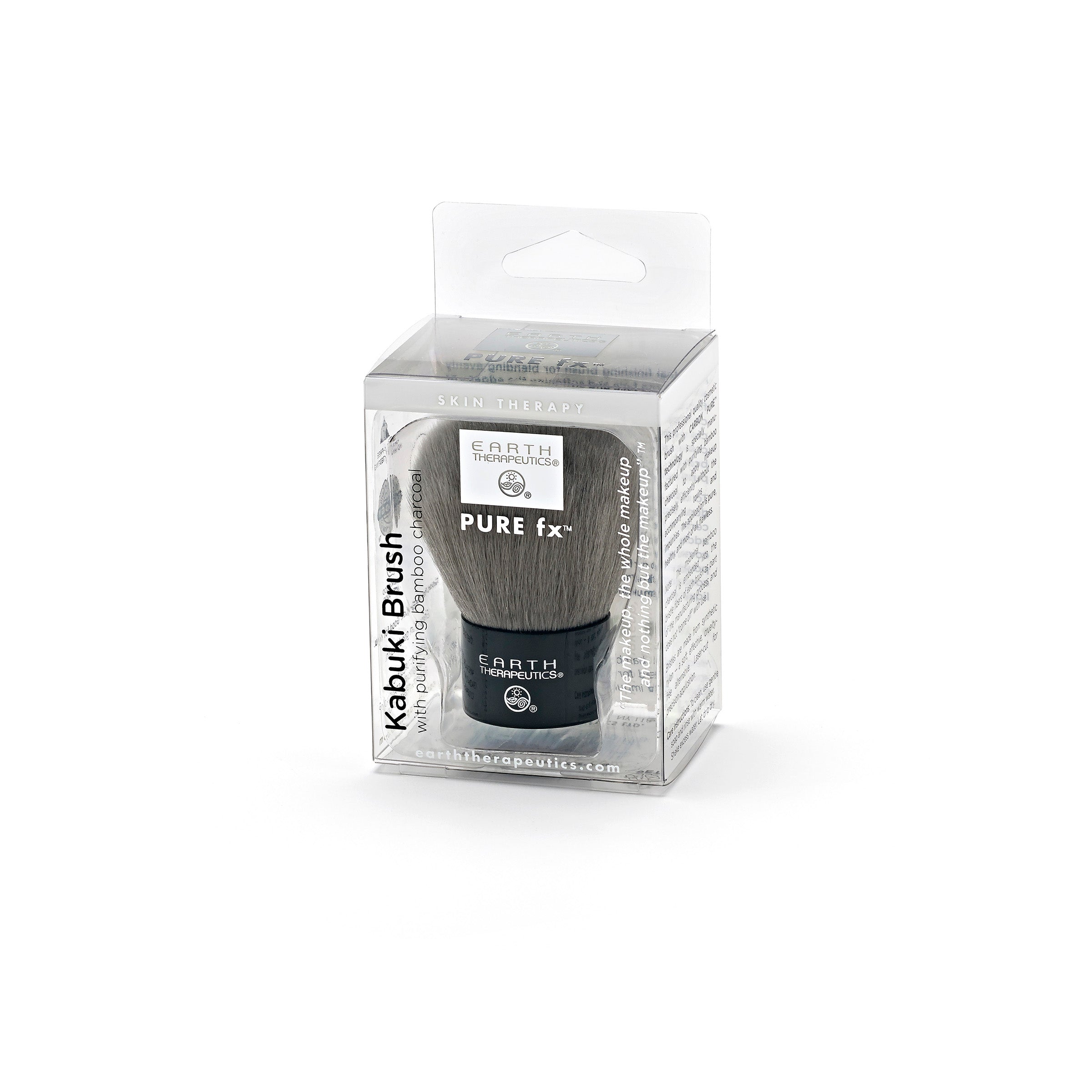 earth-therapeutics-kabuki-brush-charcoal-bamboo-charcoal-infused-makeup-brush image 2