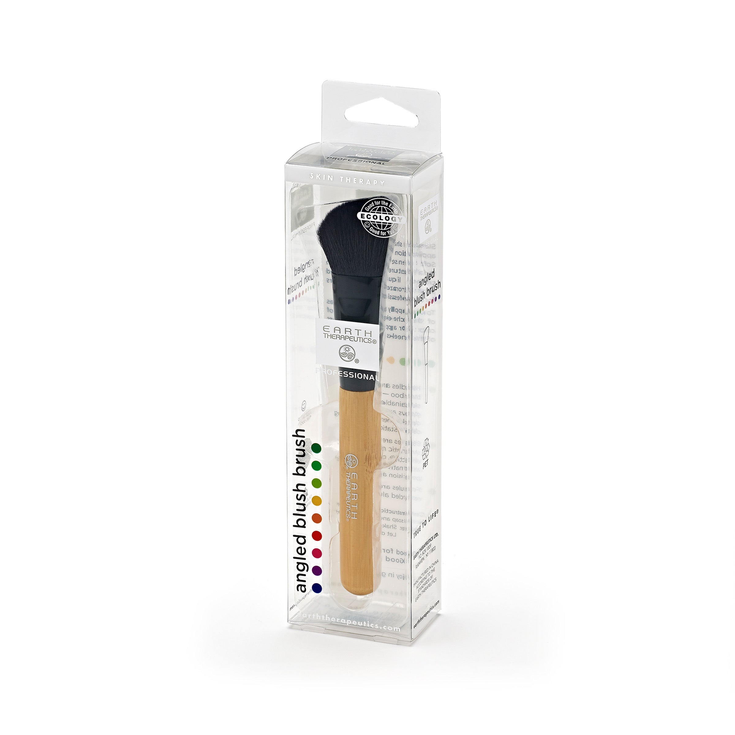 earth-therapeutics-angled-blush-brush-with-sustainable-bamboo-handle image 2