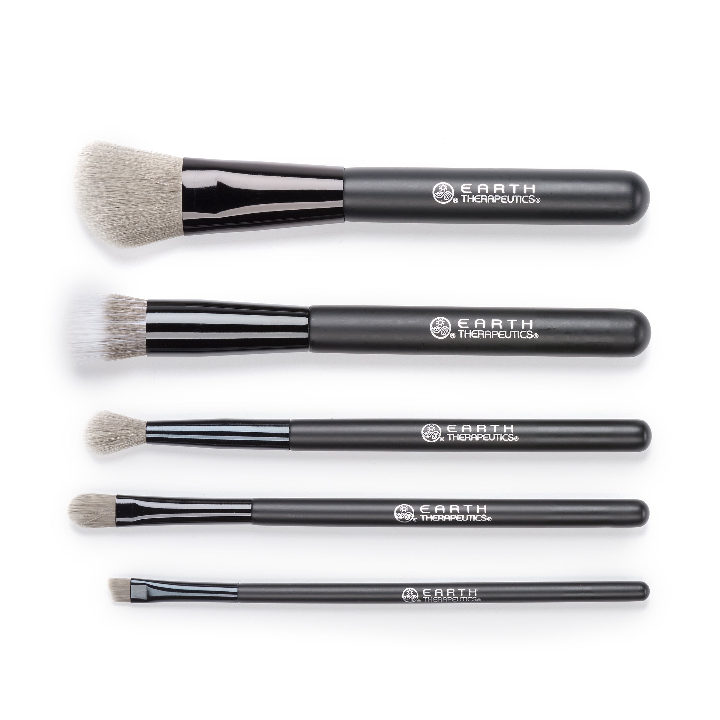 earth-therapeutics-5-piece-charcoal-cosmetic-brushes-set image 1