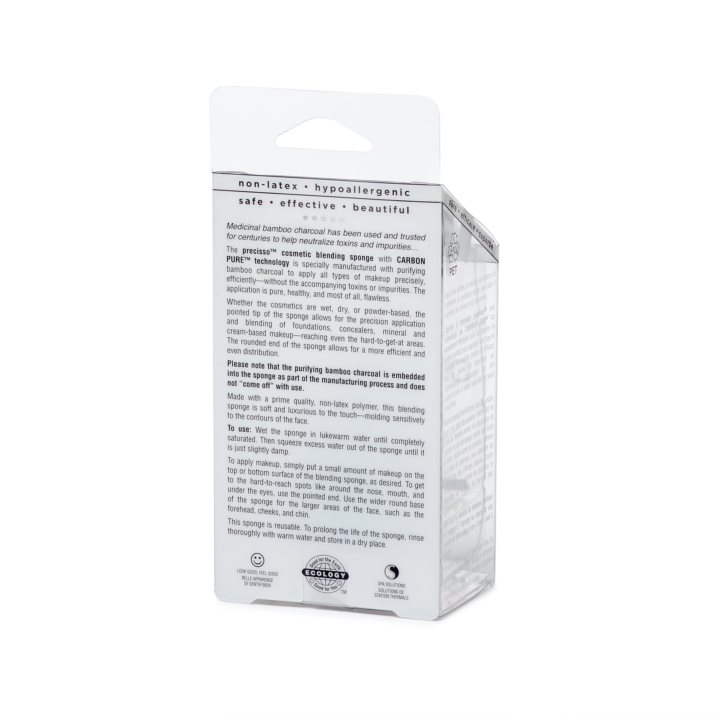 earth-therapeutics-precisso-cosmetic-blending-sponge-charcoal-bamboo-charcoal-in image 3