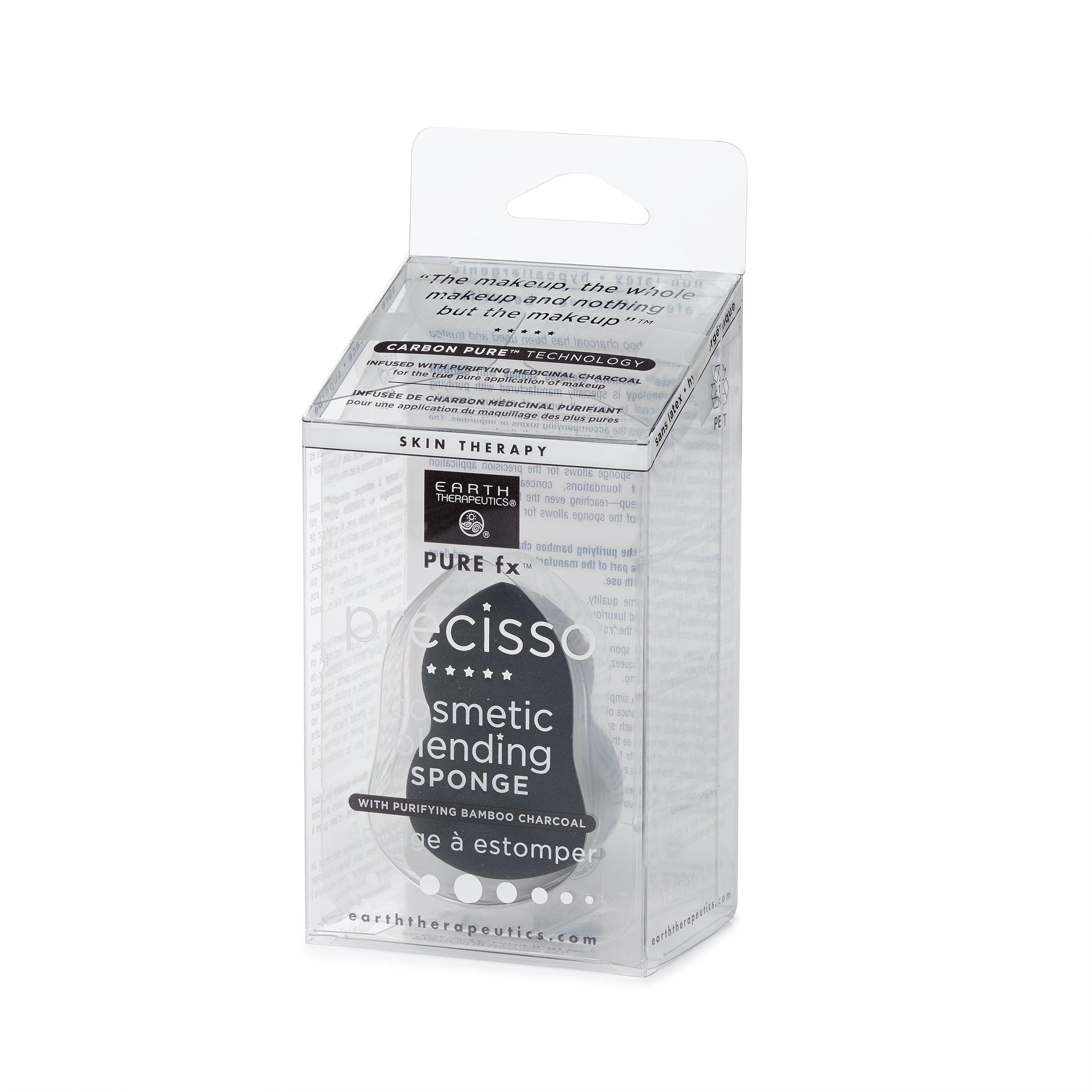 earth-therapeutics-precisso-cosmetic-blending-sponge-charcoal-bamboo-charcoal-in image 2