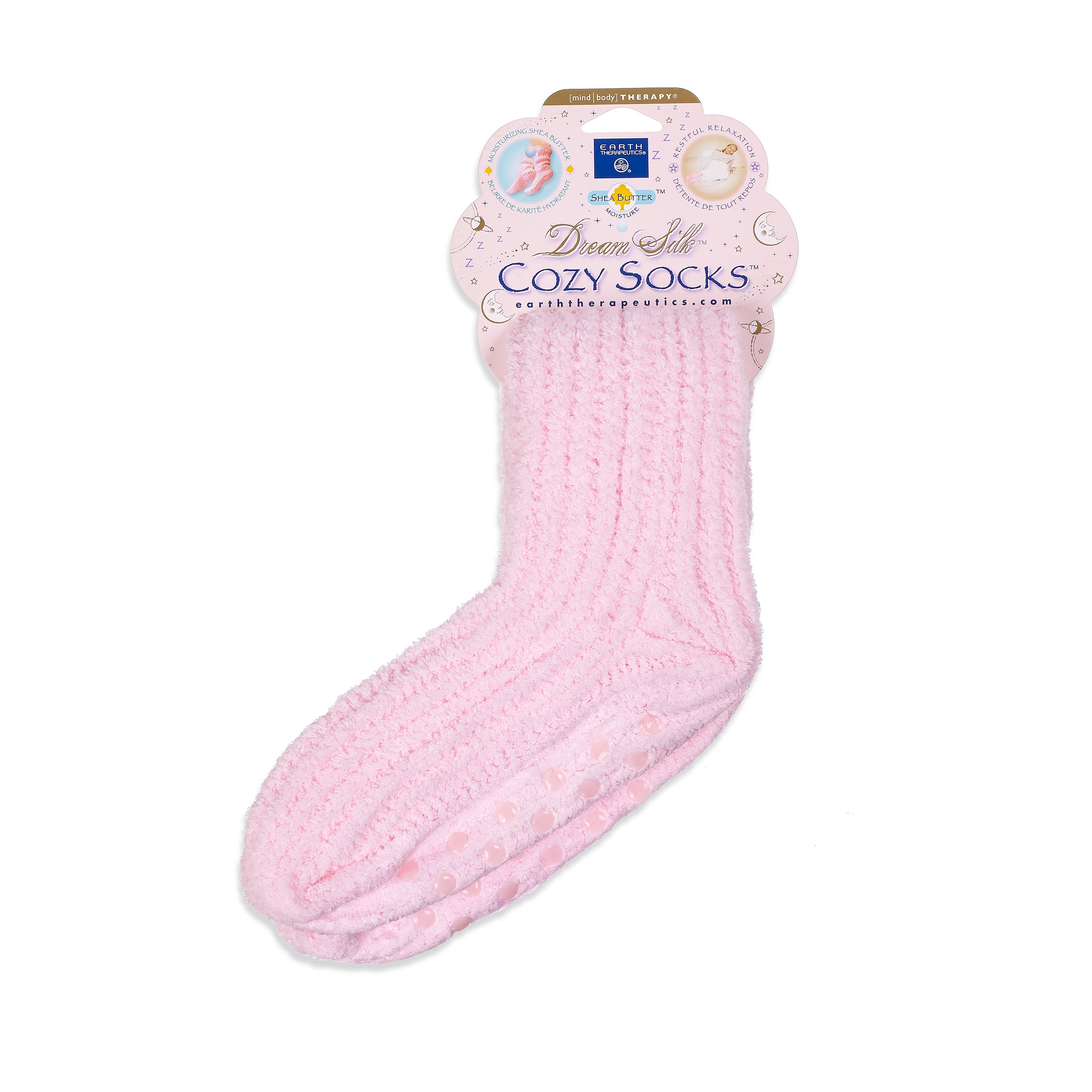 earth-therapeutics-cozy-socks-with-shea-butter-silk-soft-moisturizing-socks image 2