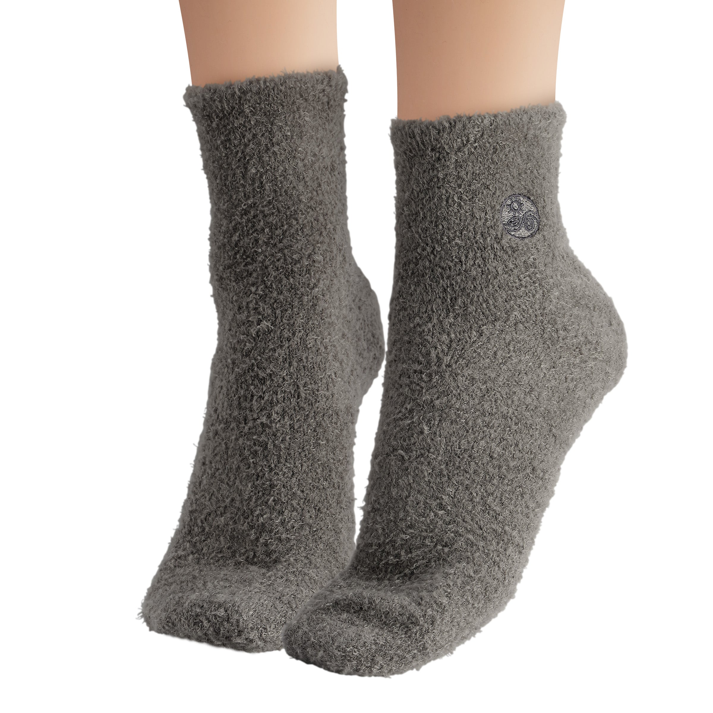 earth-therapeutics-aloe-socks-gray-aloe-vera-vitamin-e-infused-moisturizing image 3