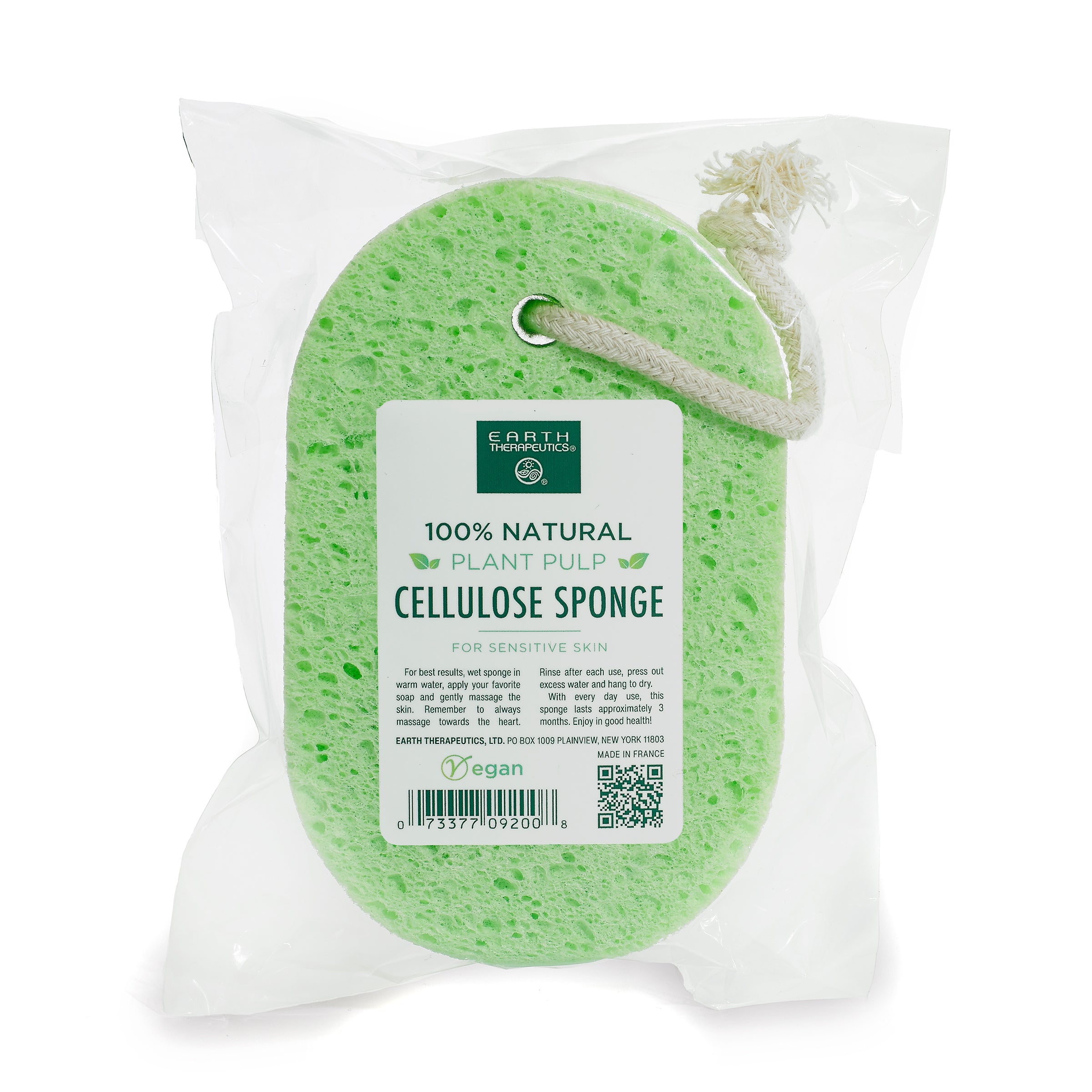 earth-therapeutics-natural-cellulose-sponge-green image 1