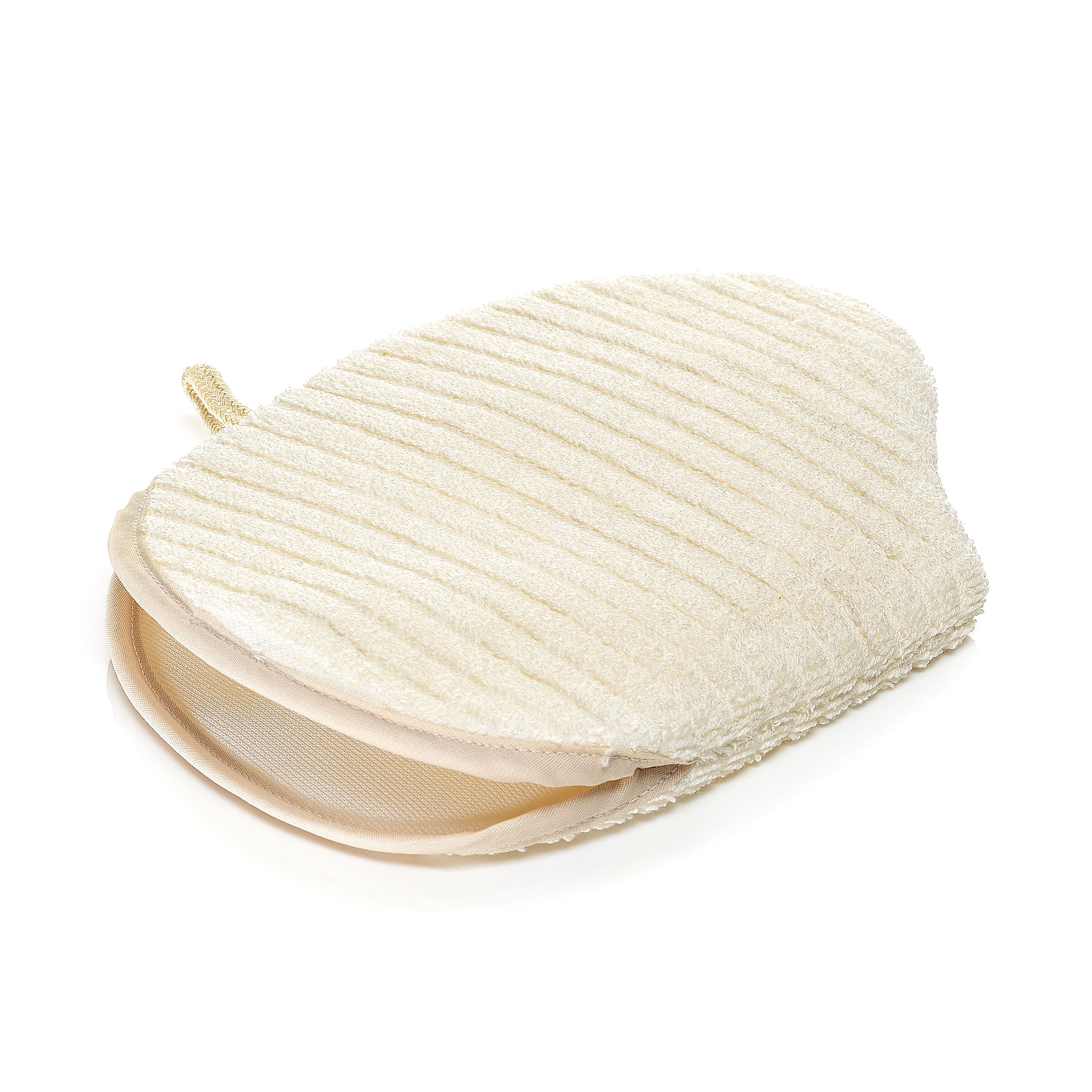 earth-therapeutics-creamy-milk-cleansing-mitt-with-patented-casein-infused-fabri image 3