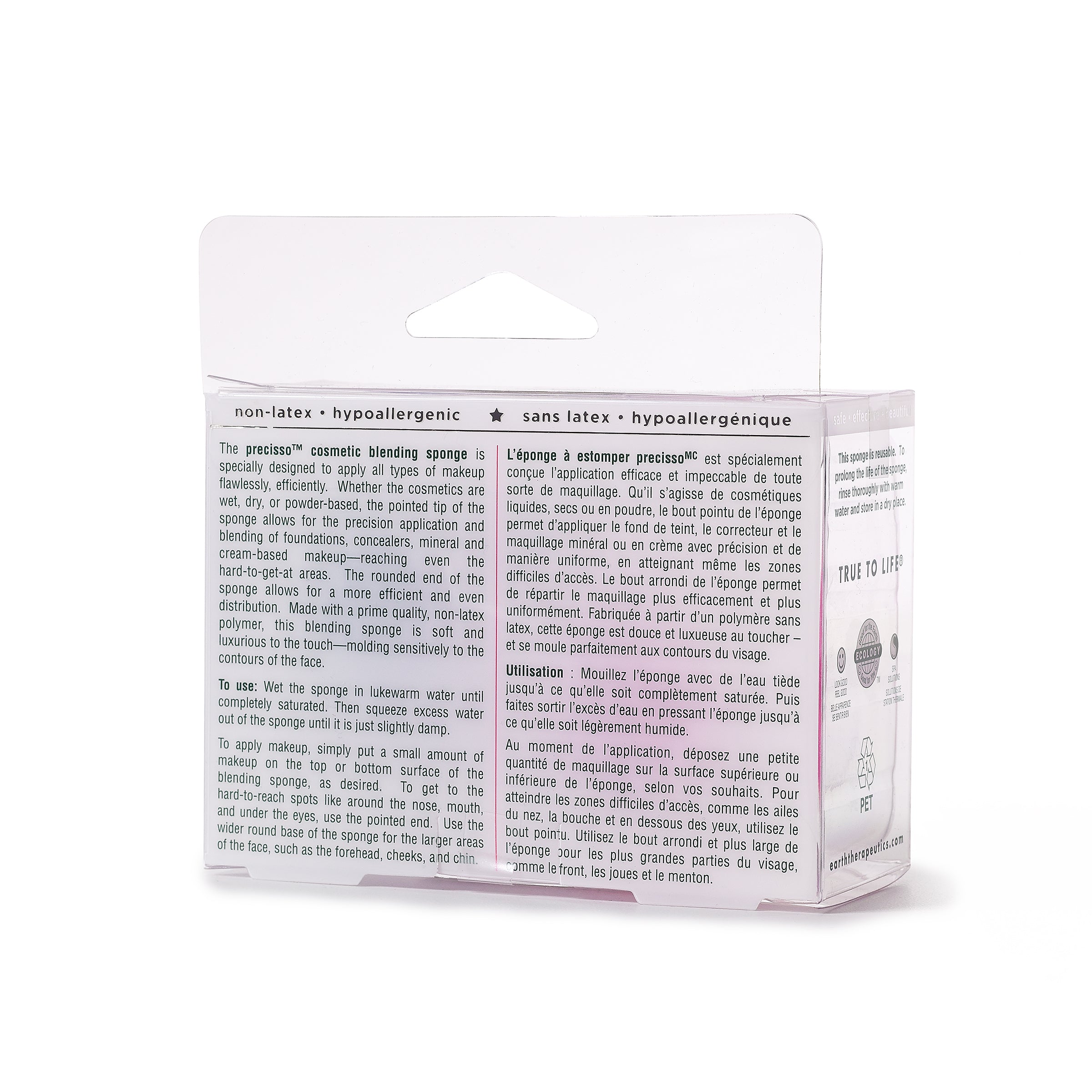 earth-therapeutics-precisso-cosmetic-blenders-2-pack-latex-free-makeup-sponges-f image 3