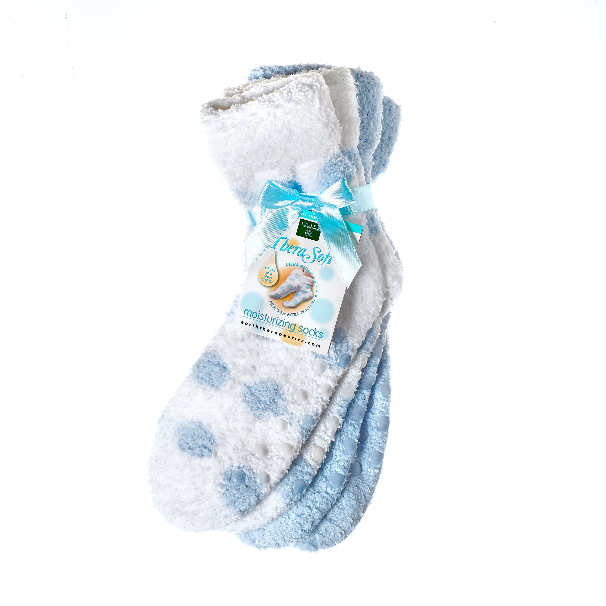 earth-therapeutics-thera-soft-moisturizing-socks-2-pack-shea-butter-infused-non- image 3