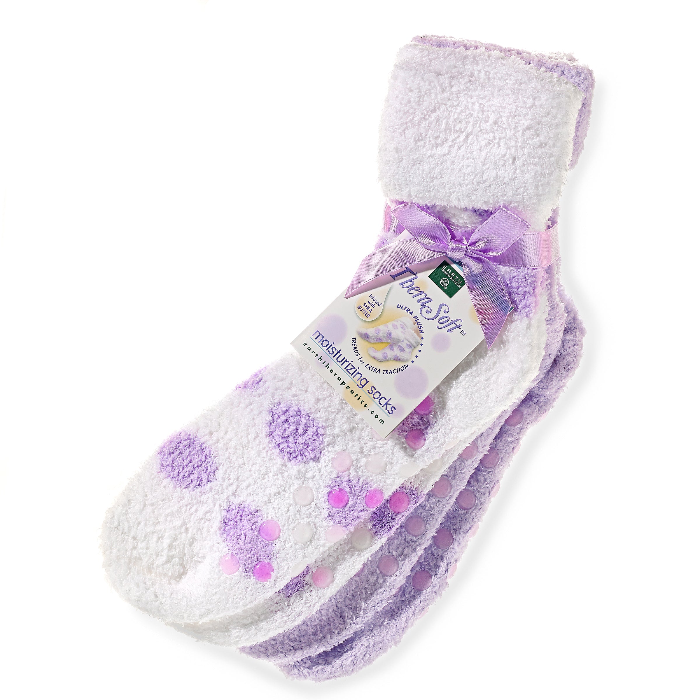 earth-therapeutics-thera-soft-moisturizing-socks-2-pack-shea-butter-infused-non- image 7