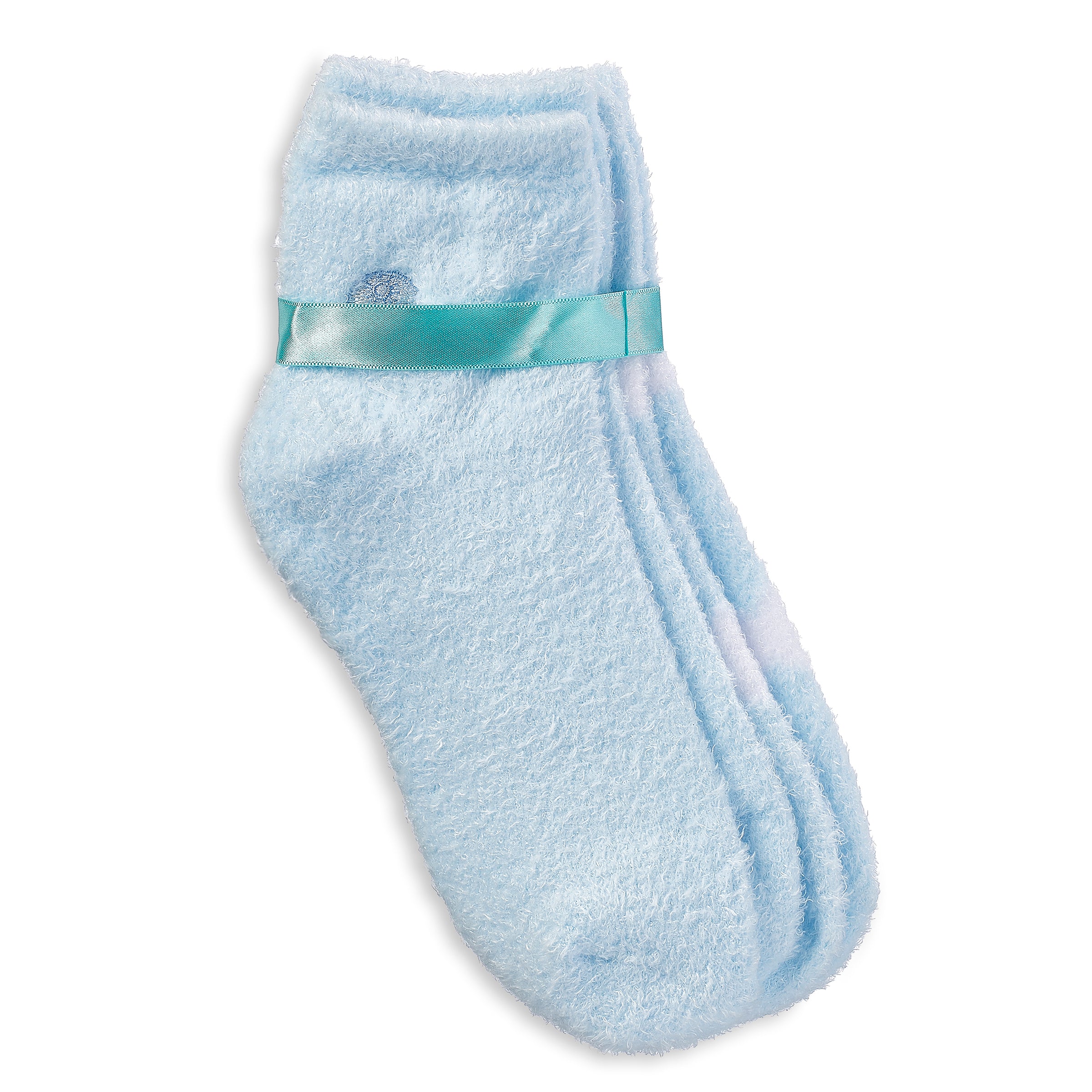 earth-therapeutics-aloe-infused-moisture-socks-2-pack-clouds-blue image 4