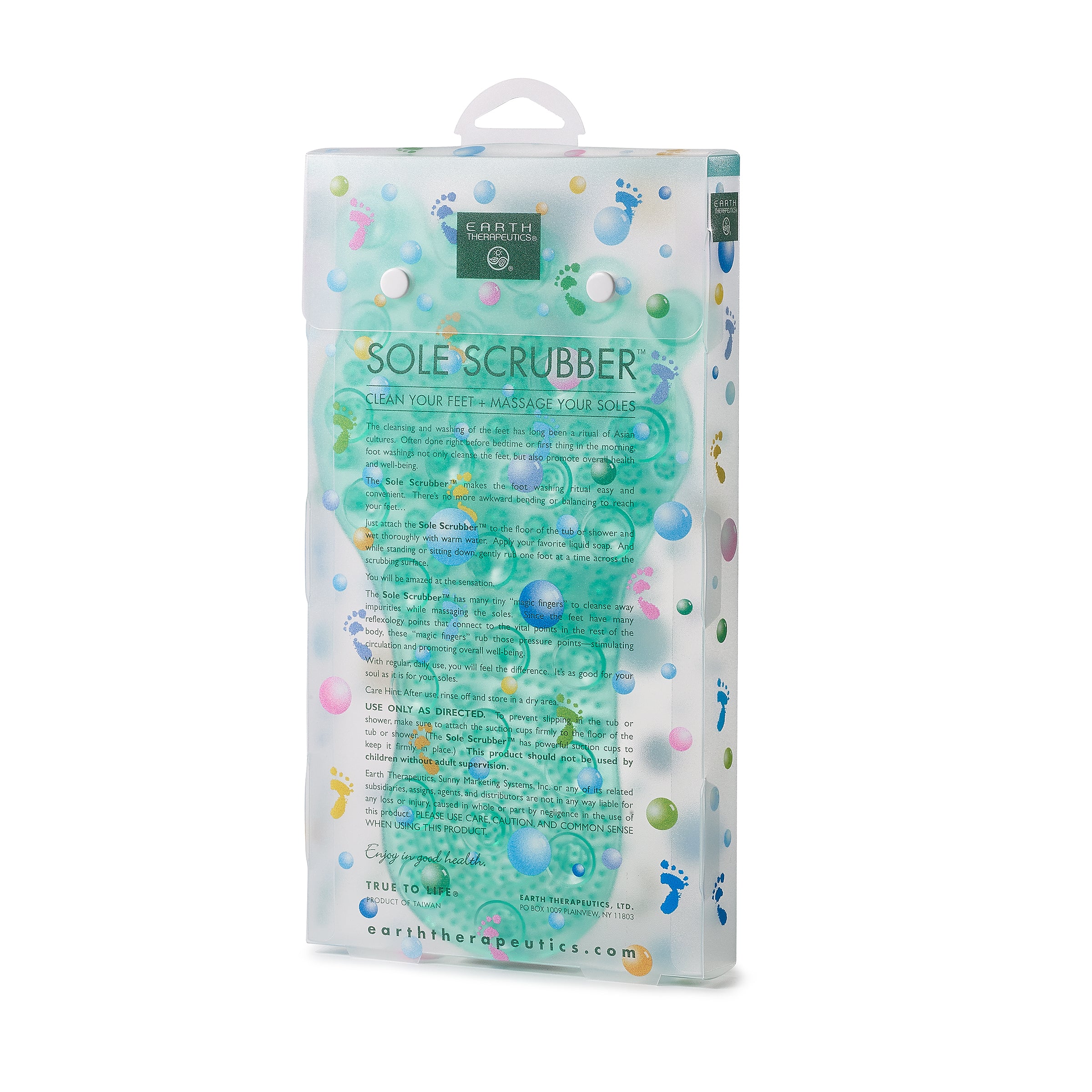 earth-therapeutics-sole-scrubber-foot-wash-mat-with-suction-cups image 3