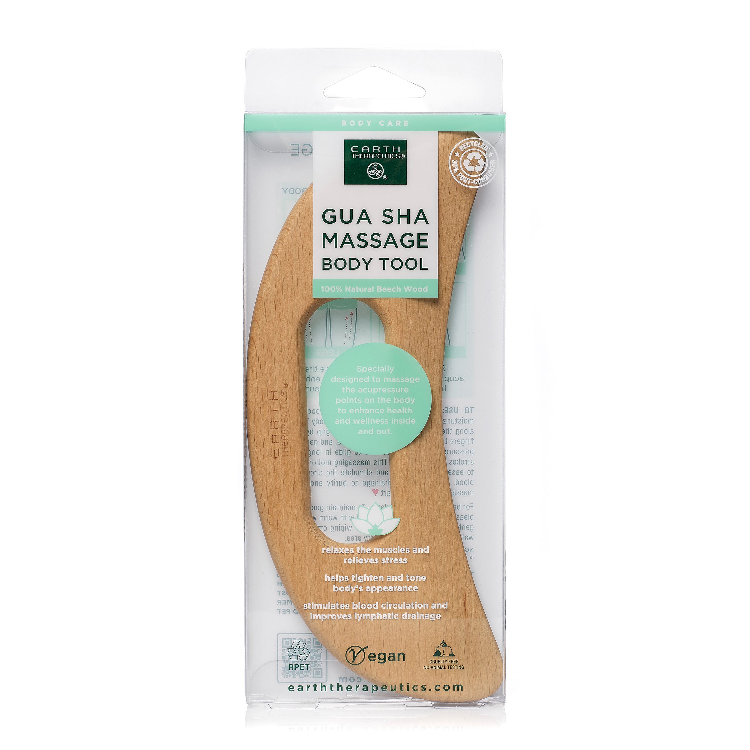 earth-therapeutics-gua-sha-massage-body-tool-beech-wood image 2