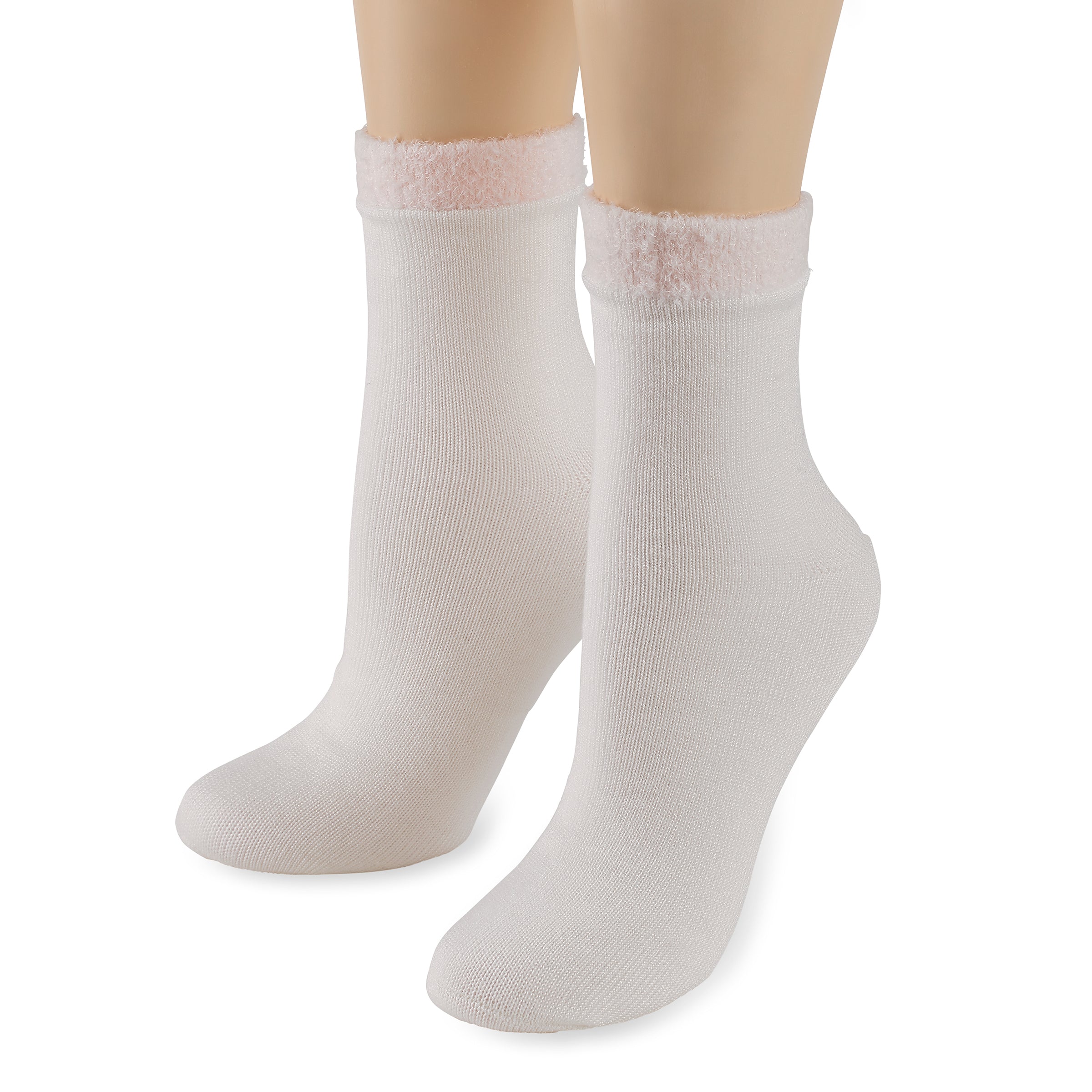 earth-therapeutics-thermal-double-layer-socks-pink-moisturizing-shea-butter-infu image 3