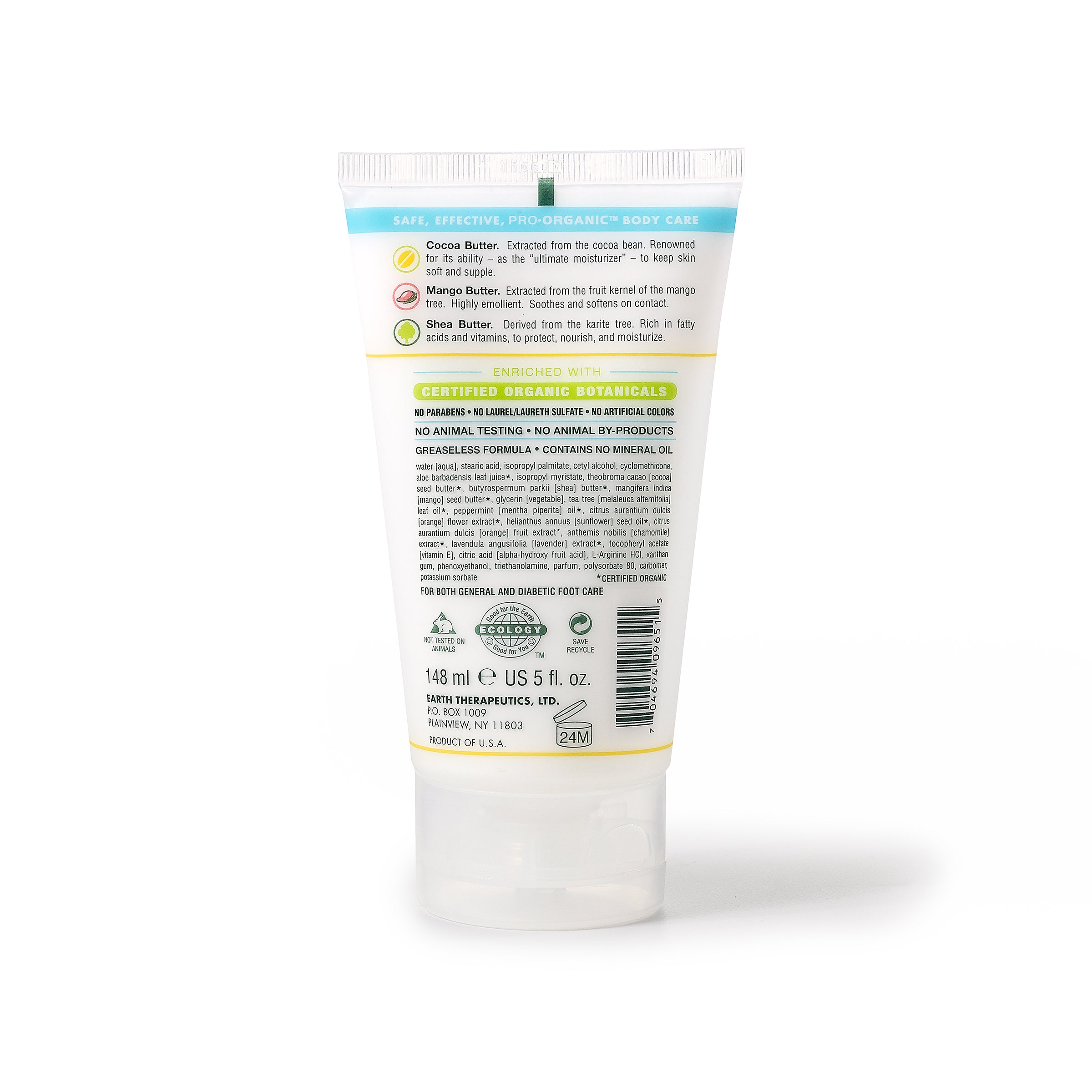 earth-therapeutics-triple-butter-foot-balm-intensive-cocoa-mango-shea-butter-hee image 2