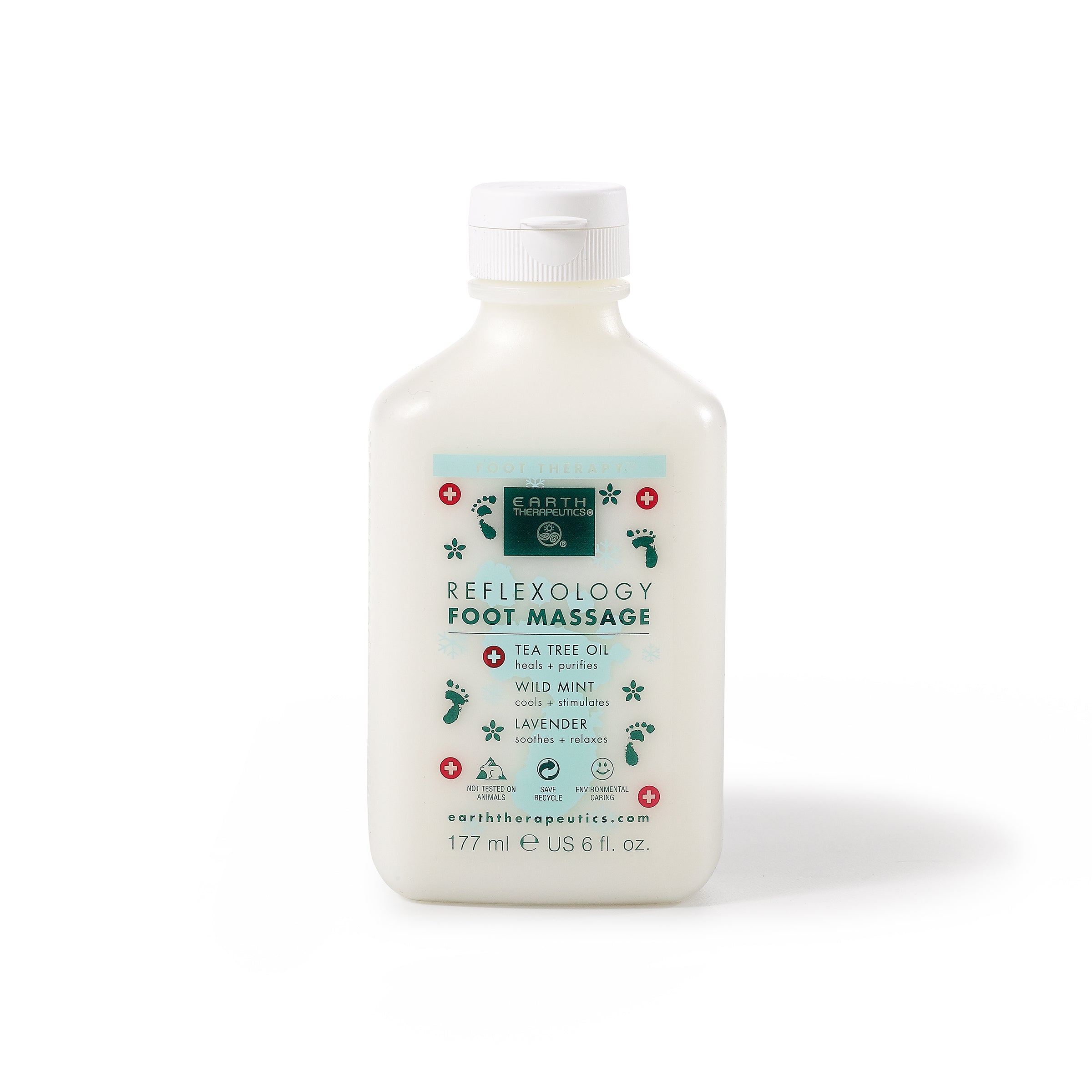 earth-therapeutics-reflexology-foot-massage-lavender-wild-mint-non-greasy-formul image 1