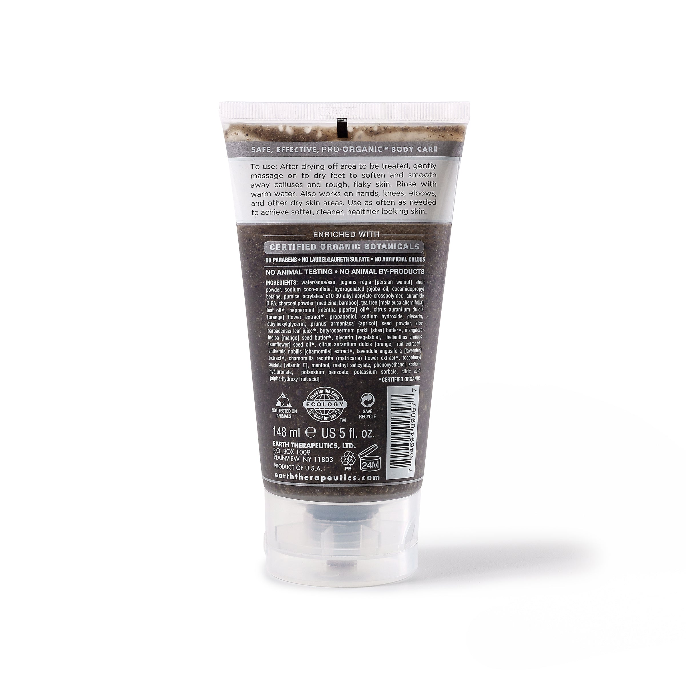 earth-therapeutics-charcoal-purifying-foot-scrub image 2