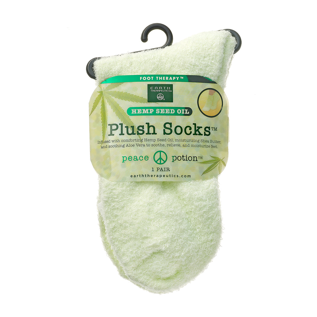 earth-therapeutics-hemp-seed-oil-plush-socks-moisturizing-infused-with-hemp-seed image 7