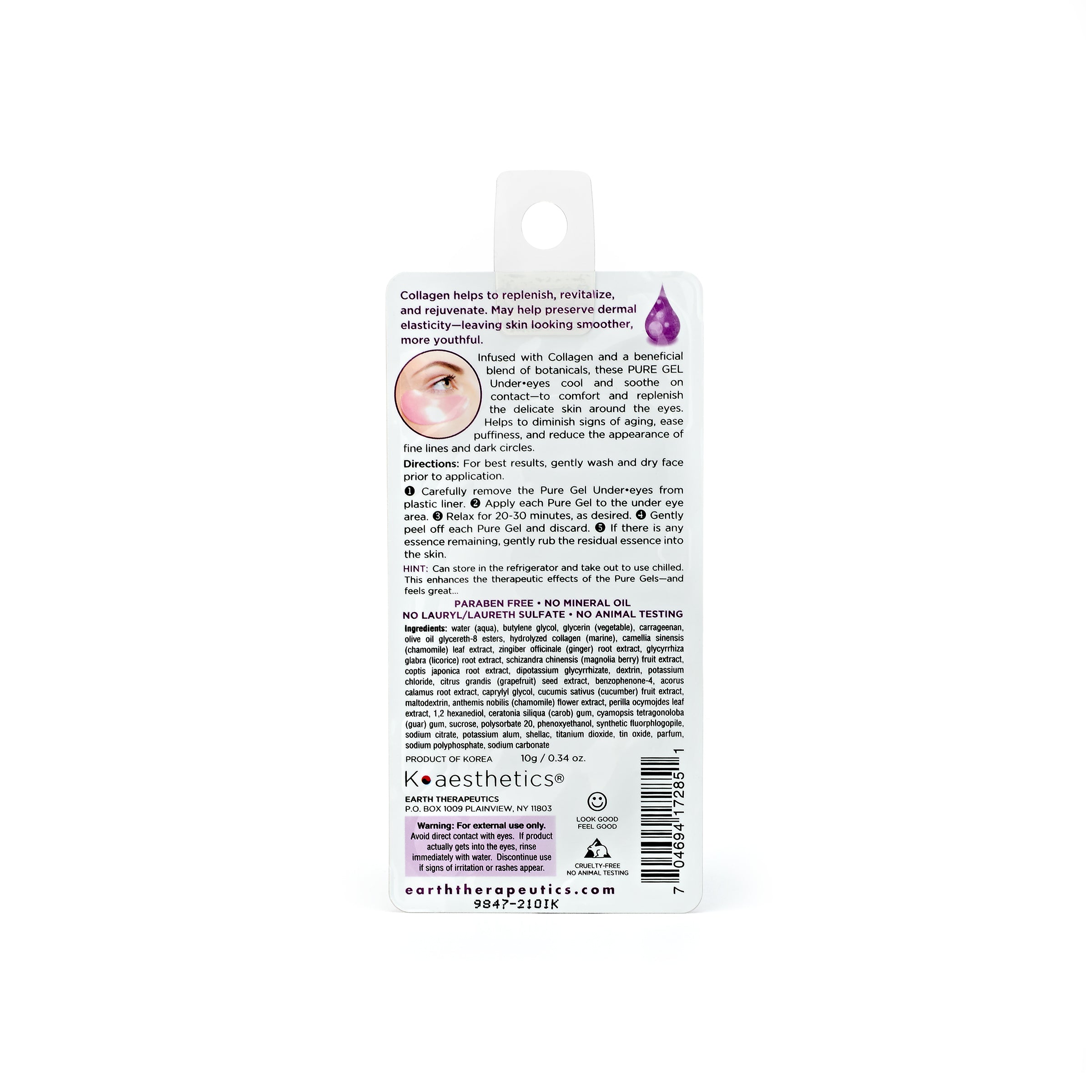 earth-therapeutics-pure-gel-under-eyes-collagen-20-minute-de-puffing-eye-treatme image 3