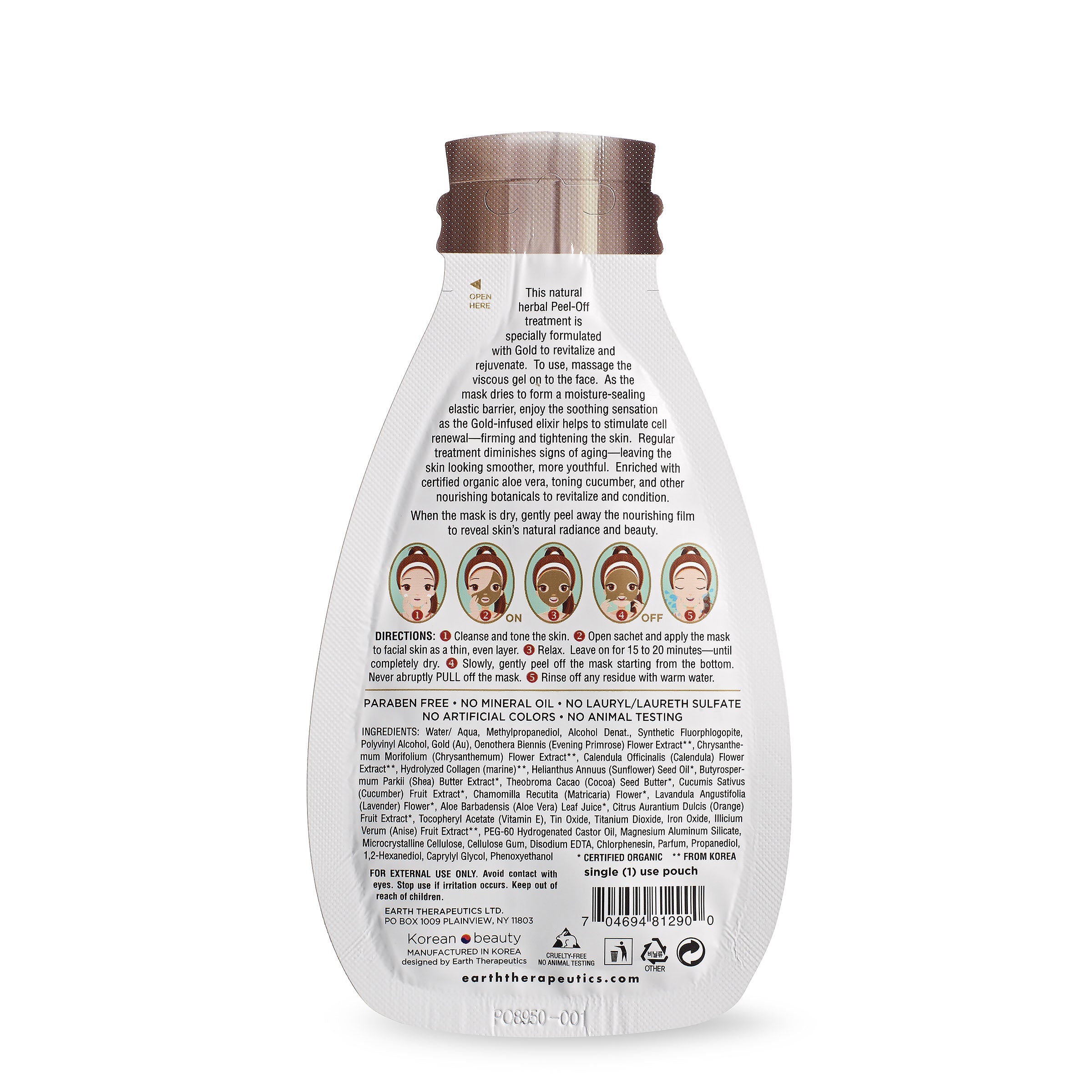 earth-therapeutics-rejuvenating-gold-peel-off-mask-5-pack-anti-aging-gold-mask-w image 4