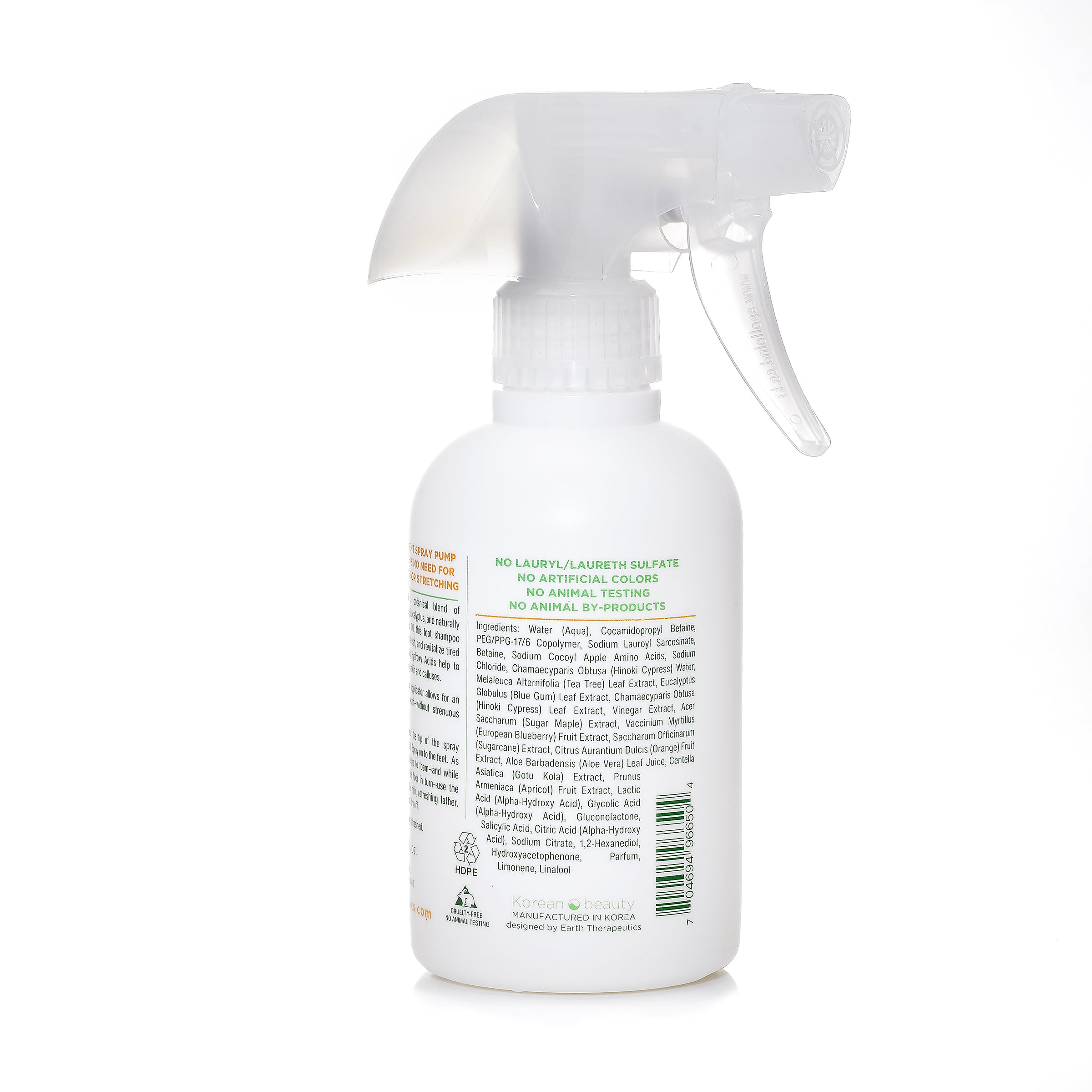 earth-therapeutics-foamy-foot-shampoo-tea-tree-oil-eucalyptus-spray-on-cleanser image 3