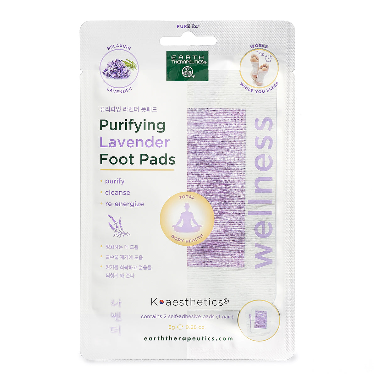 earth-therapeutics-purifying-lavender-foot-pads-detox-foot-pads-for-overnight-cl image 3