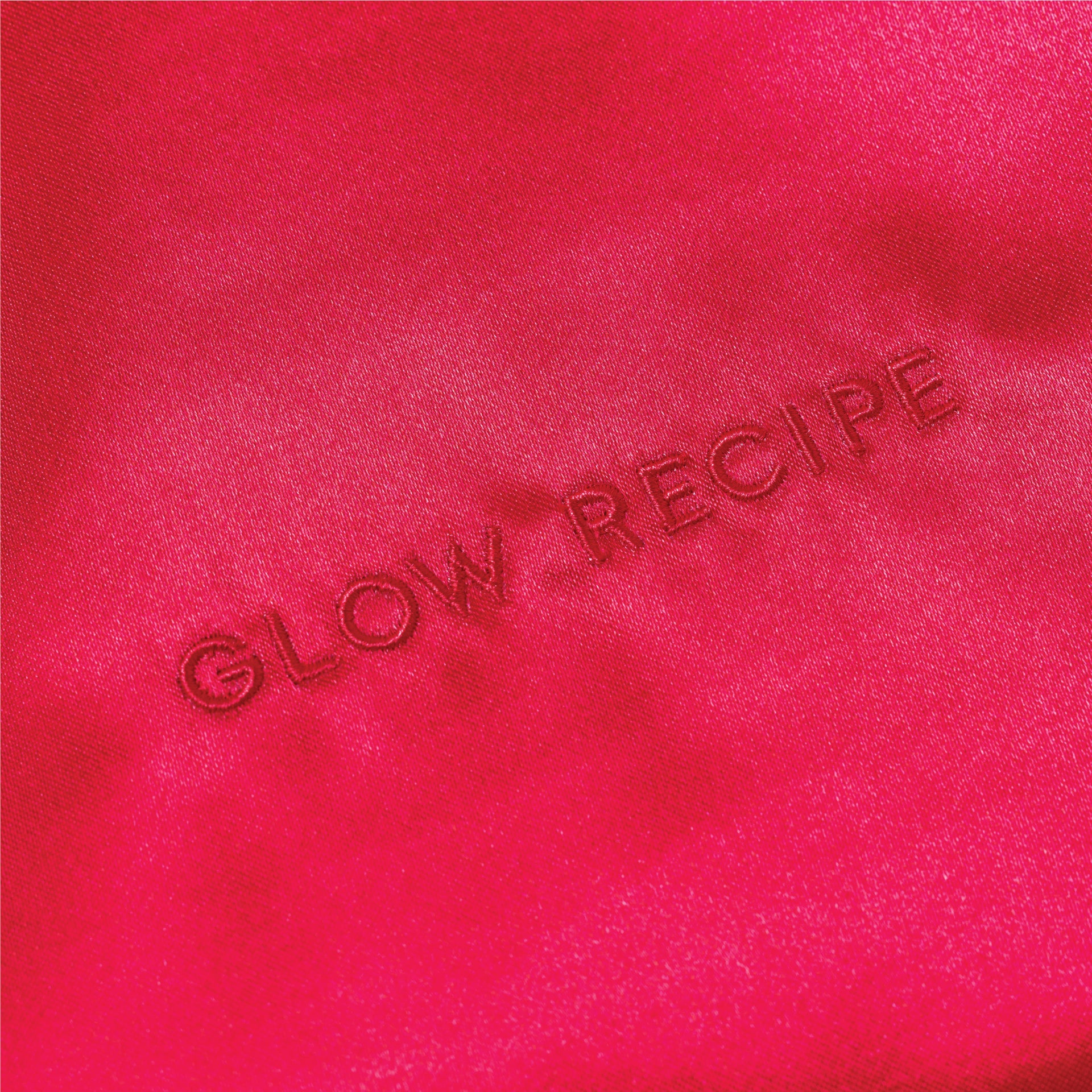 glow-recipe-strawberry-satin-knot-bag-embroidered-luxury-beauty-accessory image 5