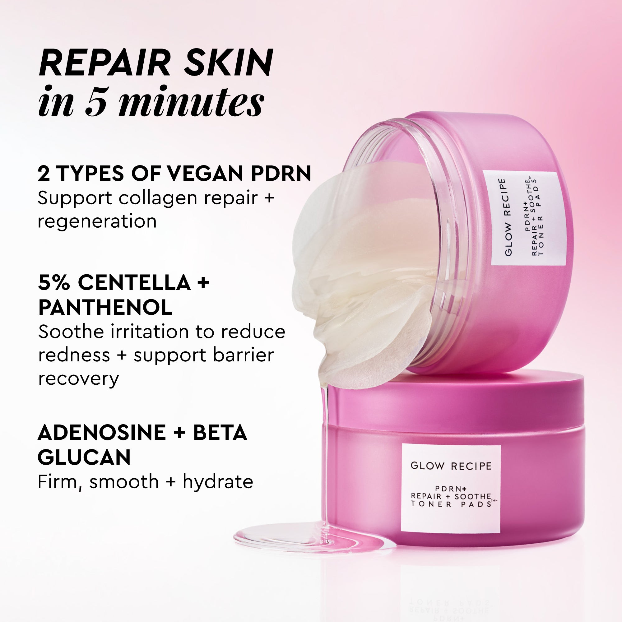 glow-recipe-pdrn-repair-soothe-korean-toner-pads image 5