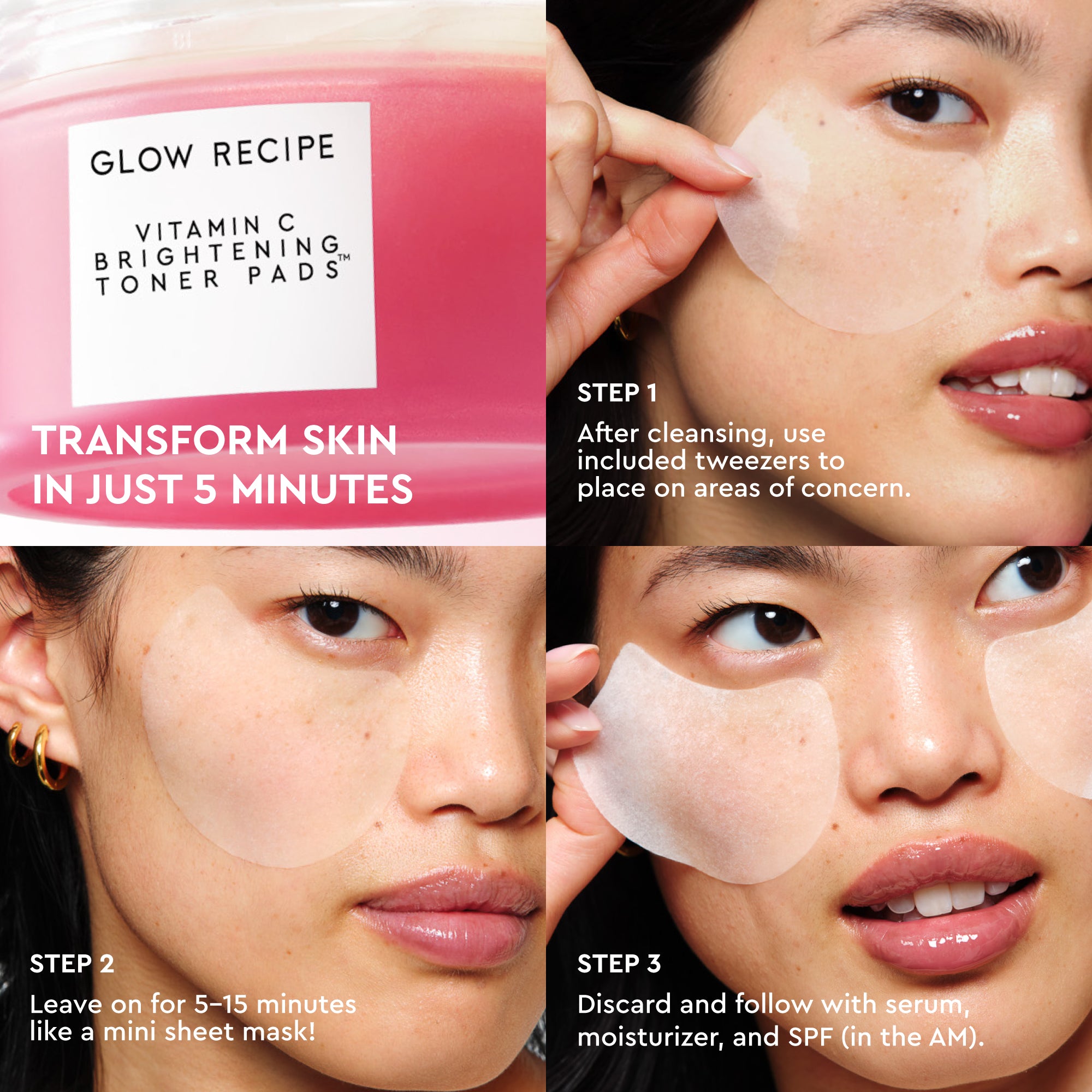 glow-recipe-vitamin-c-brightening-korean-toner-pads image 8