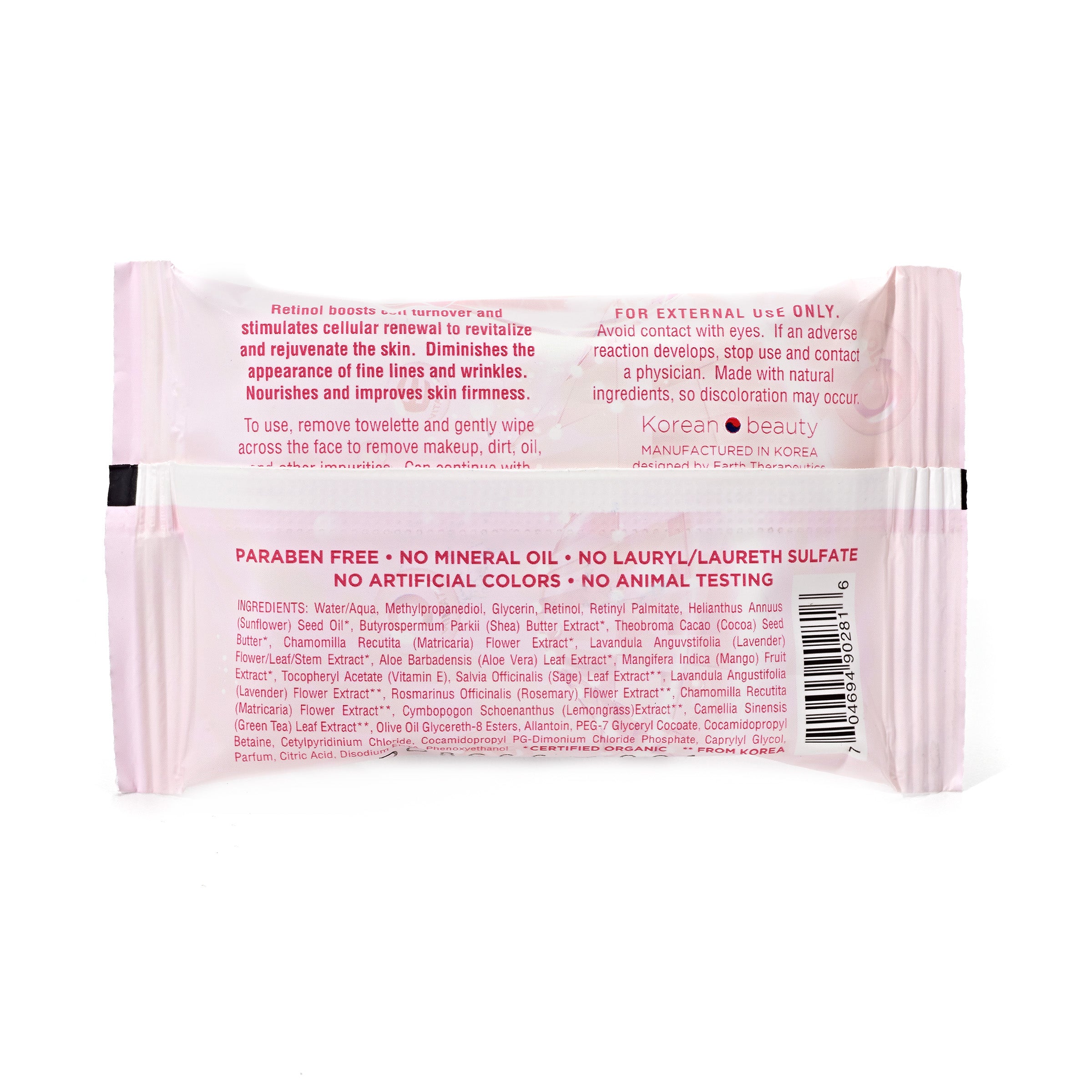 earth-therapeutics-cleansing-facial-towelettes-retinol-travel-size image 3